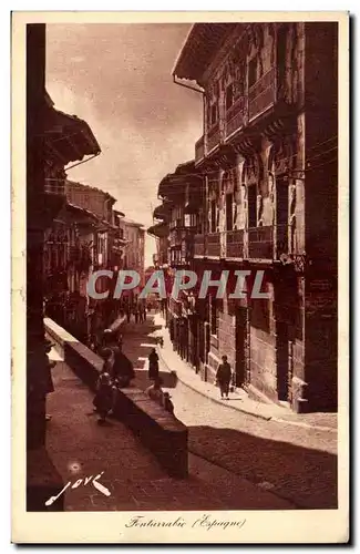 Cartes postales Espagne Spain Espana Fontarrabie