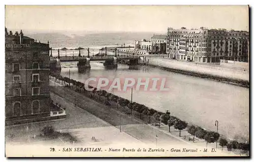 Ansichtskarte AK Espagne Spain Espana San Sebastian Nuevo Puente de la Zurriola Gran Kursaal