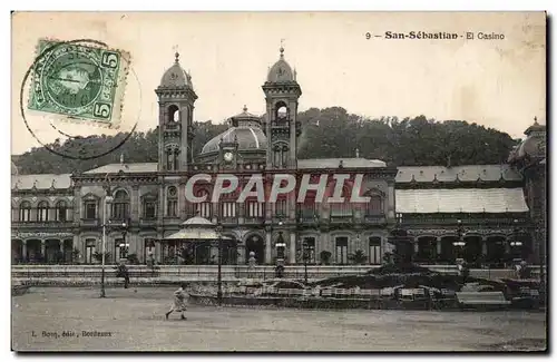 Cartes postales Espagne Spain Espana San Sebastian El casino