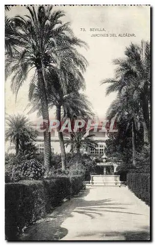 Cartes postales Espagne Spain Espana Sevilla Jardines del Alcazar