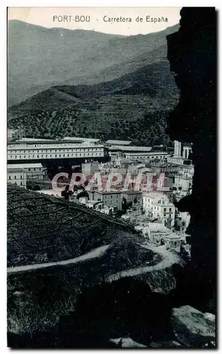 Cartes postales Espagne Spain Espana Port Bou Carretera de Espana