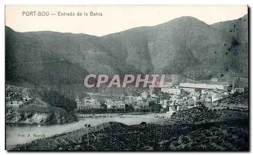 Ansichtskarte AK Espagne Spain Espana Port Bou Entrada de la Bahia