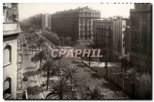 Ansichtskarte AK Espagne Spain Espana Barcelona Avenida del Generalisimo