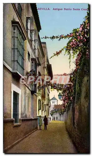 Cartes postales Espagne Spain Espana Sevilla Antiguo Barrio Santa Cruz