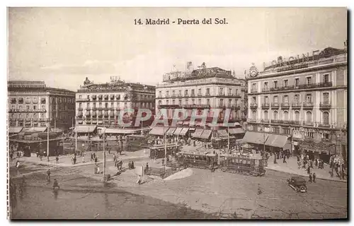 Cartes postales Espagne Spain Espana Madrid Porta del sol