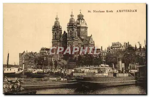 Pays Bas - Holland - Nederland - Amsterdam - Nicolaas Kerk - Ansichtskarte AK