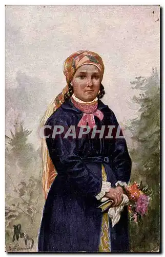 Pays Bas - Holland - Nederland - Folklore - Costume - Eine Landwirtin - Cartes postales