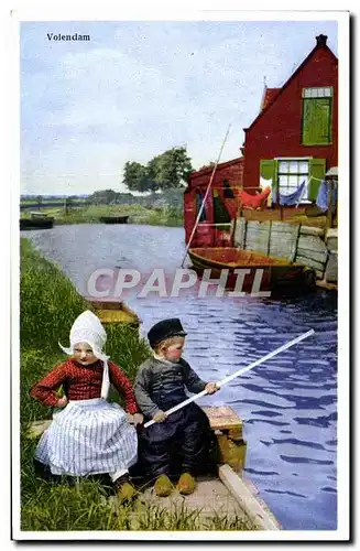 Nederland - Holland - Pays Bas - Volendam - kinder - Ansichtskarte AK