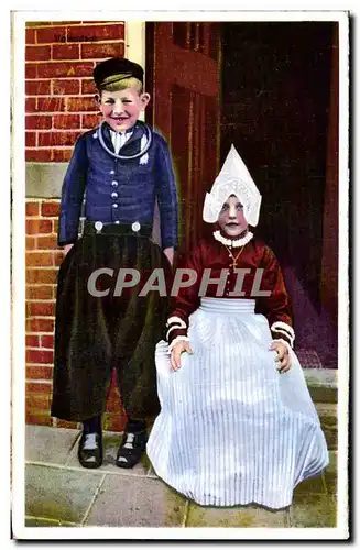 Nederland - Holland - Pays Bas - Folklore - Enfants - meid - jonge - - Kind - Cartes postales