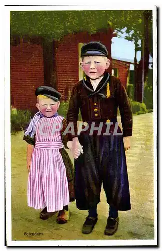 Nederland - Holland - Pays Bas - Volendam - Folklore - Enfants - - jonge - Kind - Cartes postales