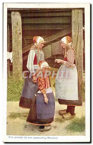 Nederland - Holland - Pays Bas - Folkore - Costumes - Kind - Meid Ansichtskarte AK