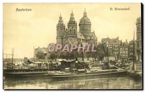 Nederland - Holland - Pays Bas - Amsterdam - St Nicolaaskerk - Cartes postales
