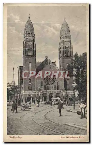 Ansichtskarte AK Pays Bas Rotterdam Kon Wilhelm Kerk