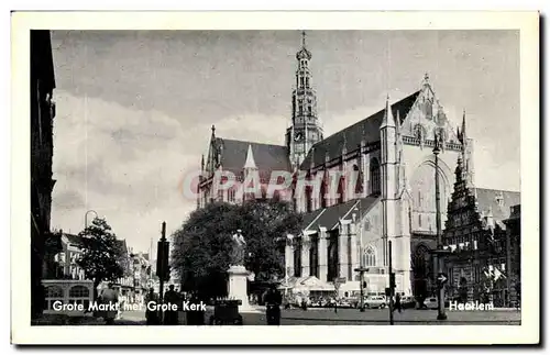 Cartes postales Pays Bas Haarlem Grote Mark met Grote Kerk