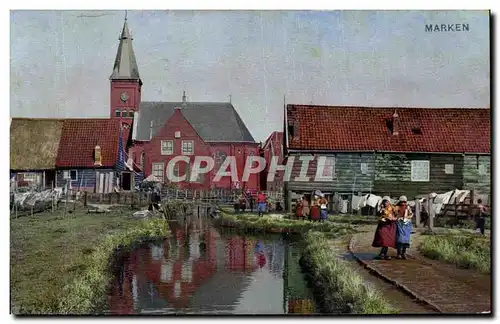 Ansichtskarte AK Pays Bas Marken Folklore Costume