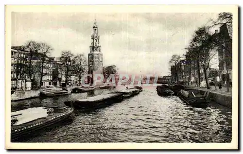 Nederland - Holland - Pays Bas - Amsterdam - Montelbaanstoren - - Cartes postales