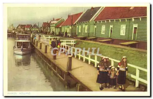 Nederland - Holland - Pays Bas - Marken - Folklore - Costumes - Ansichtskarte AK