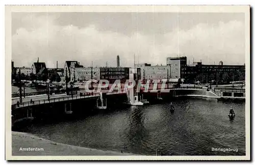 Cartes postales Pays Bas Amsterdam Berlagebrug