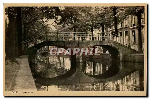 Cartes postales Pays Bas Delft Korenmarkt