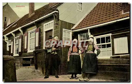 Ansichtskarte AK Pays Bas Marken Folklore Costume