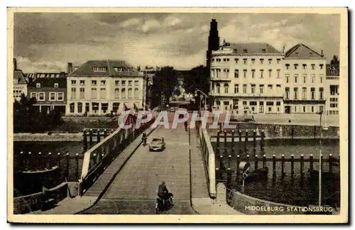 Cartes postales Pays Bas Middelburg Stationsbrug