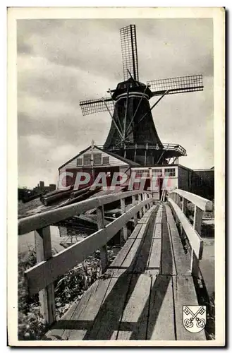 Ansichtskarte AK Pays Bas Leiden Houtzaagmolen De Herder Windmill Moulin