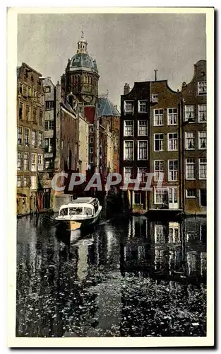 Cartes postales Pays Bas Amsterdam OZ Kolk met St Nicolaaskerk