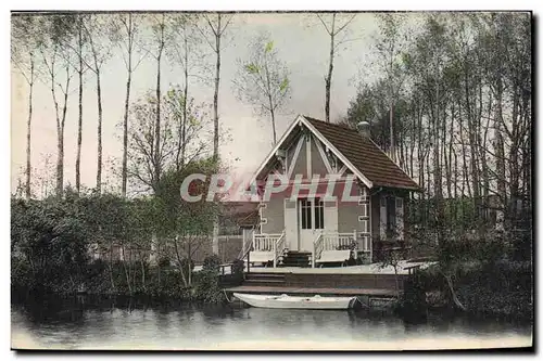 Cartes postales Pays Bas Maison au bord d&#39un canal