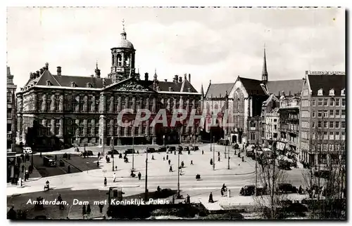 Cartes postales Pays Bas Amsterdam Dam met Koninklijk Paleis