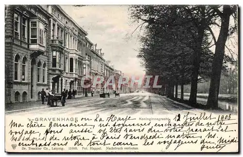 Cartes postales Pays Bas Gravenhage Koninginnegracht