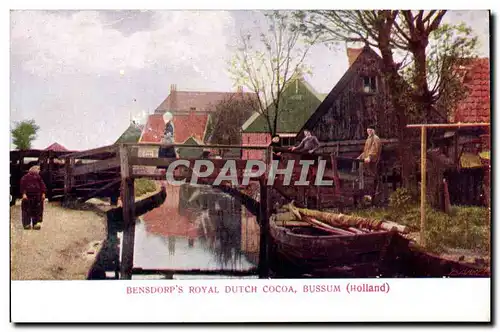 Cartes postales Pays Bas Bensdorf&#39s royal Dutch Cocoa Bussum