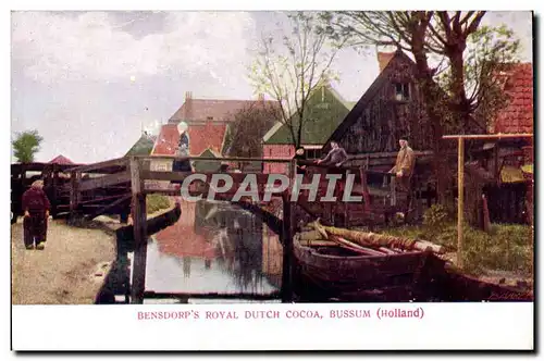 Cartes postales Pays Bas Bensdorf's royal Dutch Cocoa Bussum