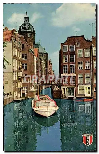 Cartes postales Pays Bas Amsterdam La petite ecluse