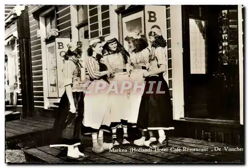 Cartes postales Pays Bas Marken Holland Hotel Cafe Restaurant De Visscher