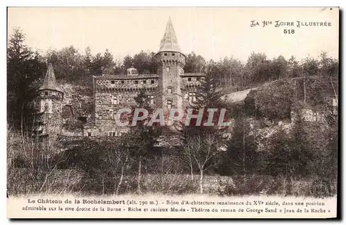 Cartes postales le chateau de la Rochelambert