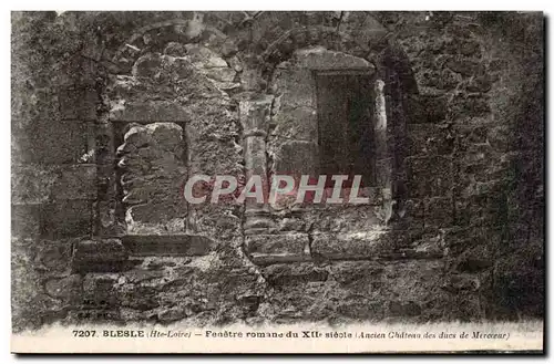 Cartes postales Bresle Fenetre romane du 12eme Ancien chateau des ducs de Mercoeur