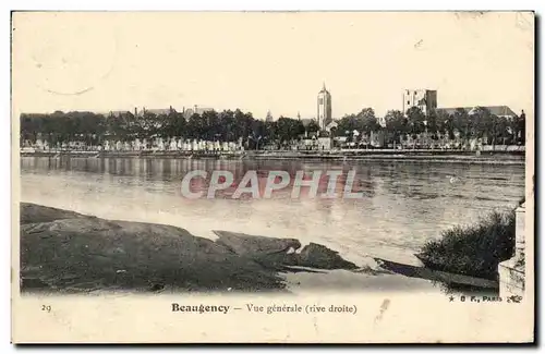 Ansichtskarte AK Beaugency Vue generale (rive droite)