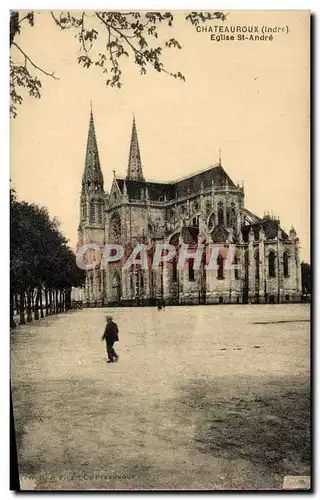 Cartes postales Chateauroux L'eglise St Andre