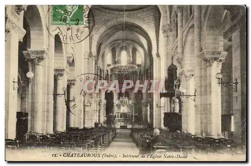 Ansichtskarte AK Chateauroux Interieur de l&#39eglise Notre Dame