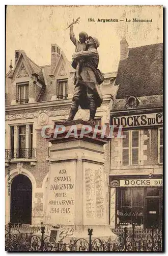 Cartes postales Argenton sur Creuse Le monument