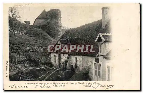 Ansichtskarte AK Environs d&#39Argenton Habitation de George Sand a Gargilesse