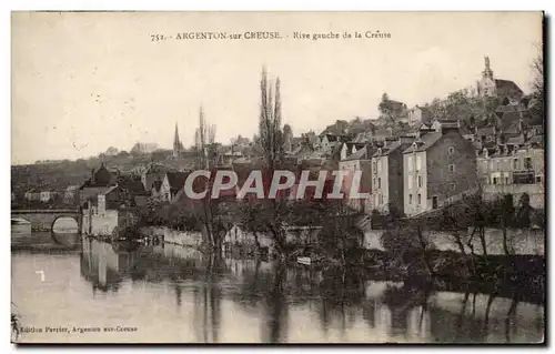 Cartes postales Argenton sur Creuse Rive gauche de la Creuse