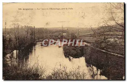 Ansichtskarte AK Argenton sur Creuse La Creuse a l&#39Hermitage pres le Palis