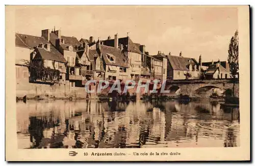 Cartes postales Argenton sur Creuse Un coin de la rive droite