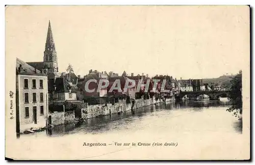 Cartes postales Argenton sur Creuse Vue sur la Creuse