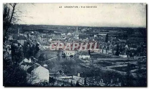 Cartes postales Argenton sur Creuse Vue generale