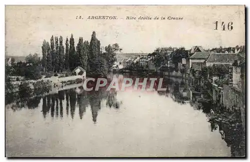 Cartes postales Argenton sur Creuse Rive droite de la Creuse