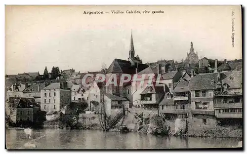 Cartes postales Argenton sur Creuse Vieilles galeries rive gauche