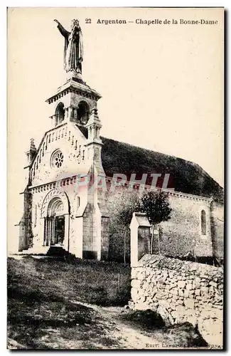 Cartes postales Argenton sur Creuse Chapelle de la Bonne Dame