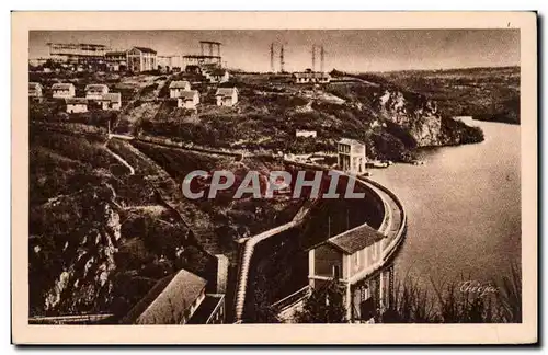 Cartes postales Vallee de la Creuse Barrage d&#39Eguzon Le lac du barrage et les transformateurs